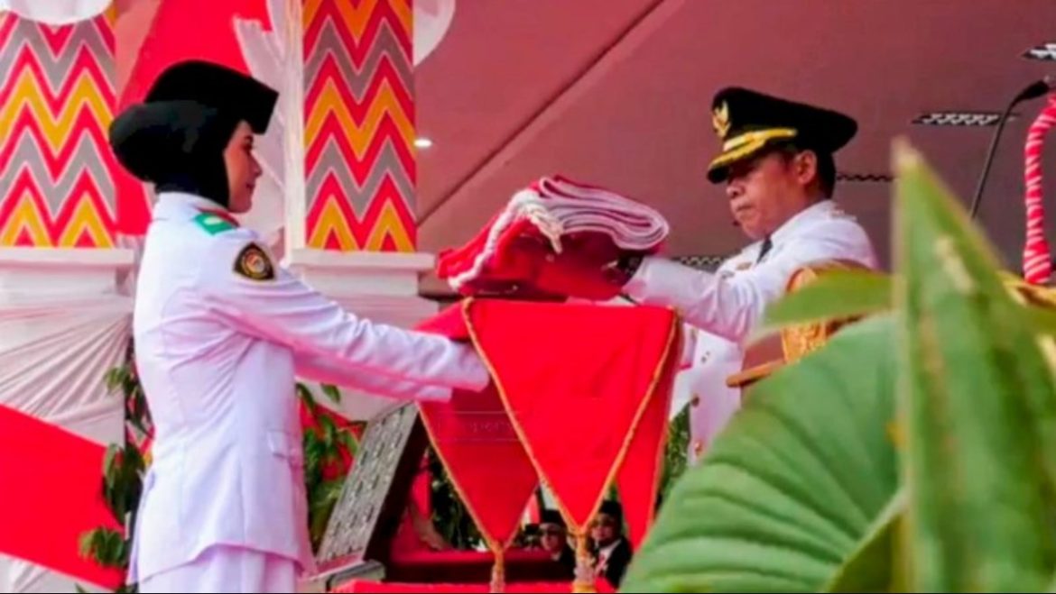 Peringatan HUT ke-80 RI di Wajo Berlangsung Khidmat, Bupati Andi Rosman Inspektur Upacara